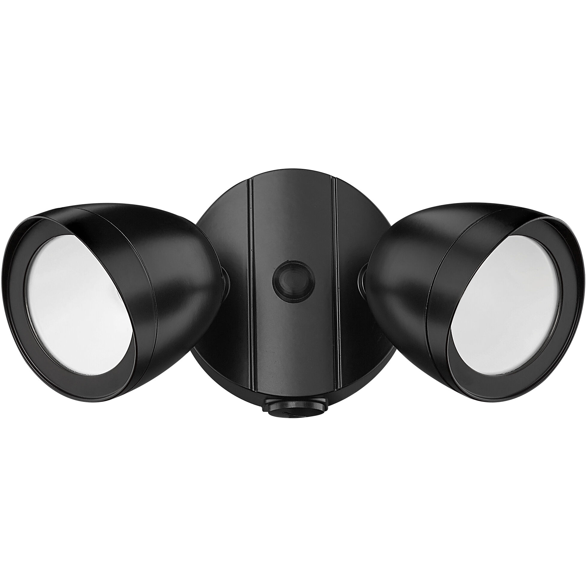 Twin Head Basic LED 9.3 inch Powder Coated Black Outdoor Security Flood Light